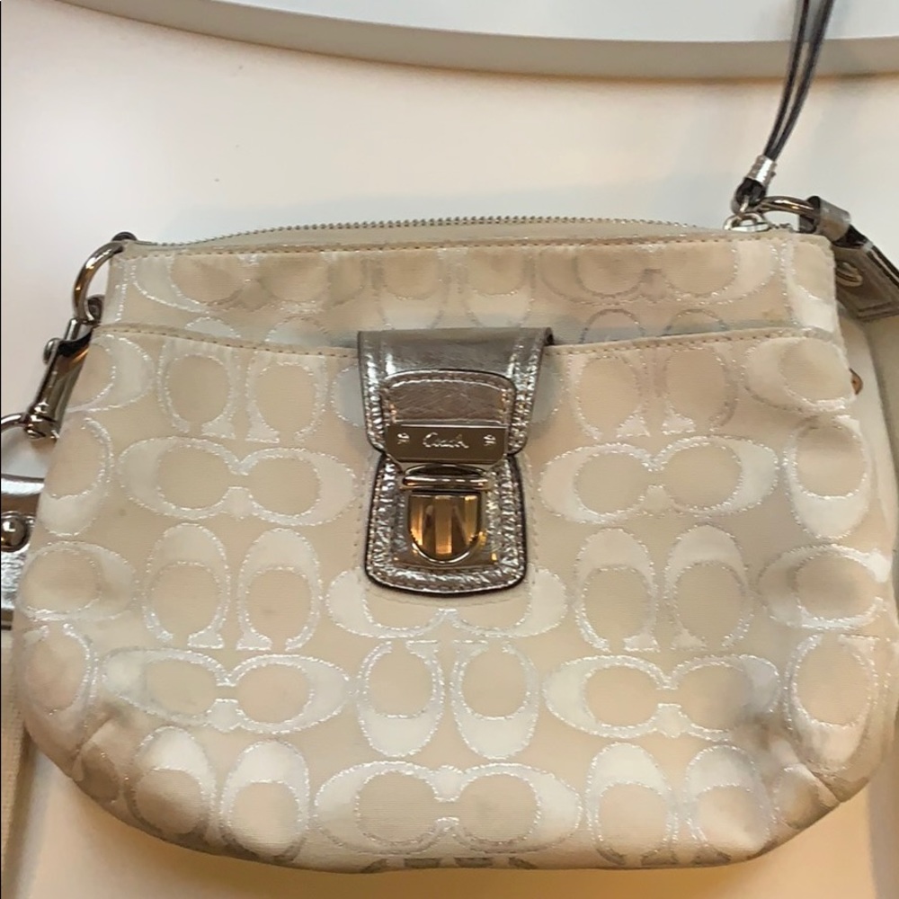 White Coach shoulder bag